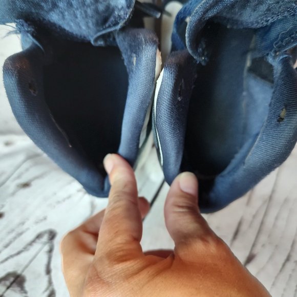 Nike Hyperdunk Zoom High Top Athletic Shoe Royal Blue Size 8 Gently Worn - Picture 10 of 10